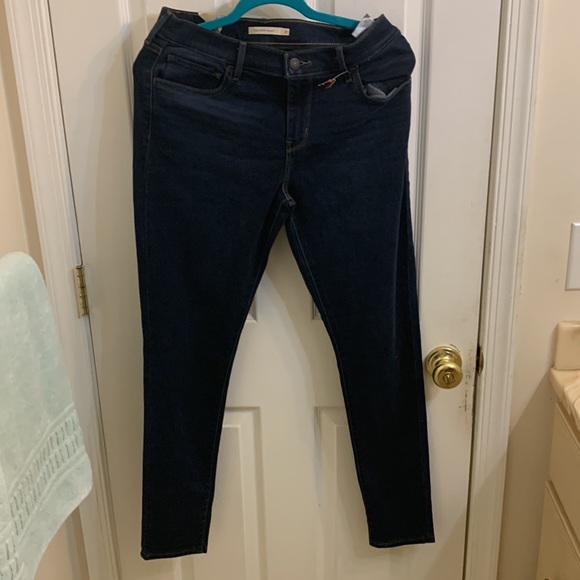 710 Super Skinny Jeans the skinniest leg sz 31 dark wash - Picture 6 of 6